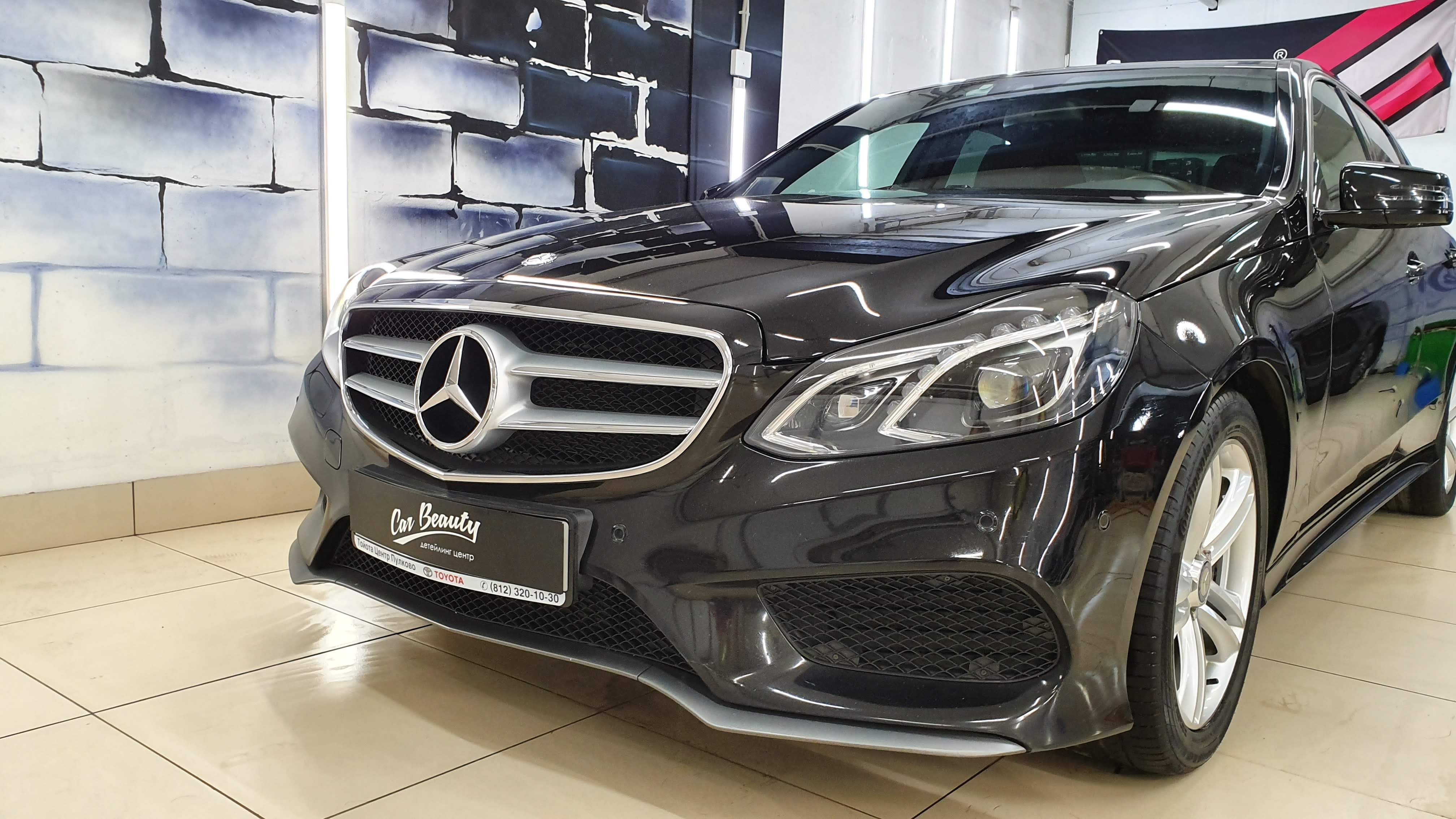 Восстановительная полировка кузова Мercedes E class
